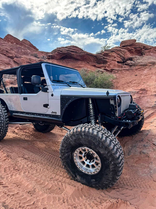 TJ/LJ High Line Zero Flare Fender - Hepta MFG